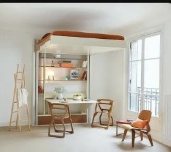 Modular compact furniture layout